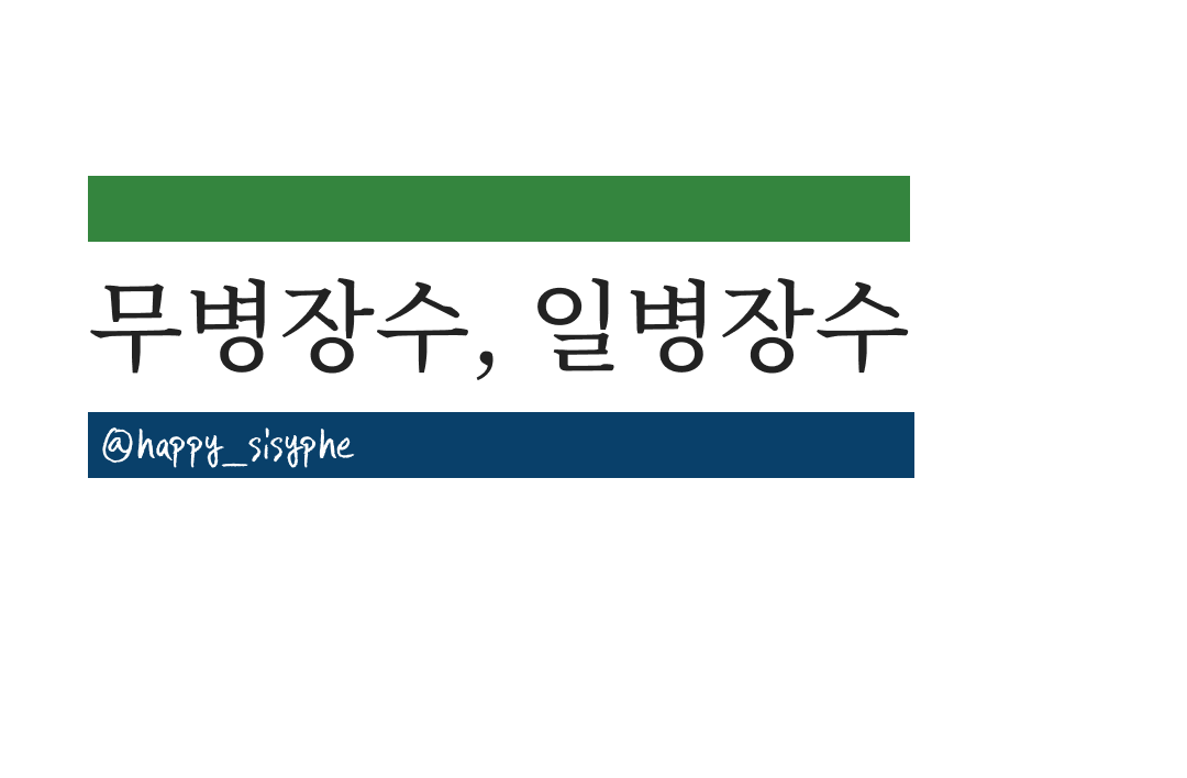 무병장수, 일병장수.png