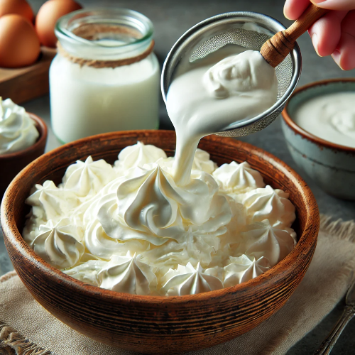 DALL·E 2025-03-09 18.26.24 - A bowl of cream cheese mixture with heavy cream being poured in and mixed.png