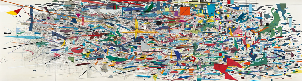 Mural, 2010. Acrylic, Inc and Silica on Canvas, 82 x 23 feet. Goldman Sachs Manhattan Headquarters.png