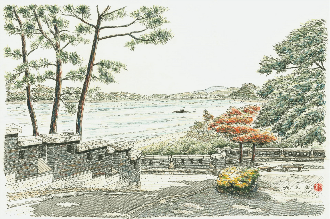 강화4. 광성보 성곽 전경.png