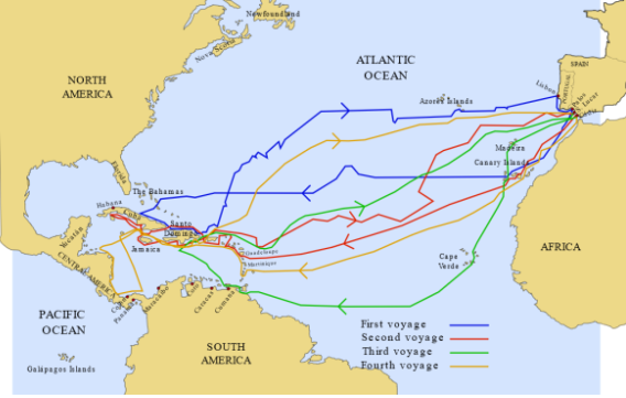 콜럼버스의 항해도.위키피디아.png