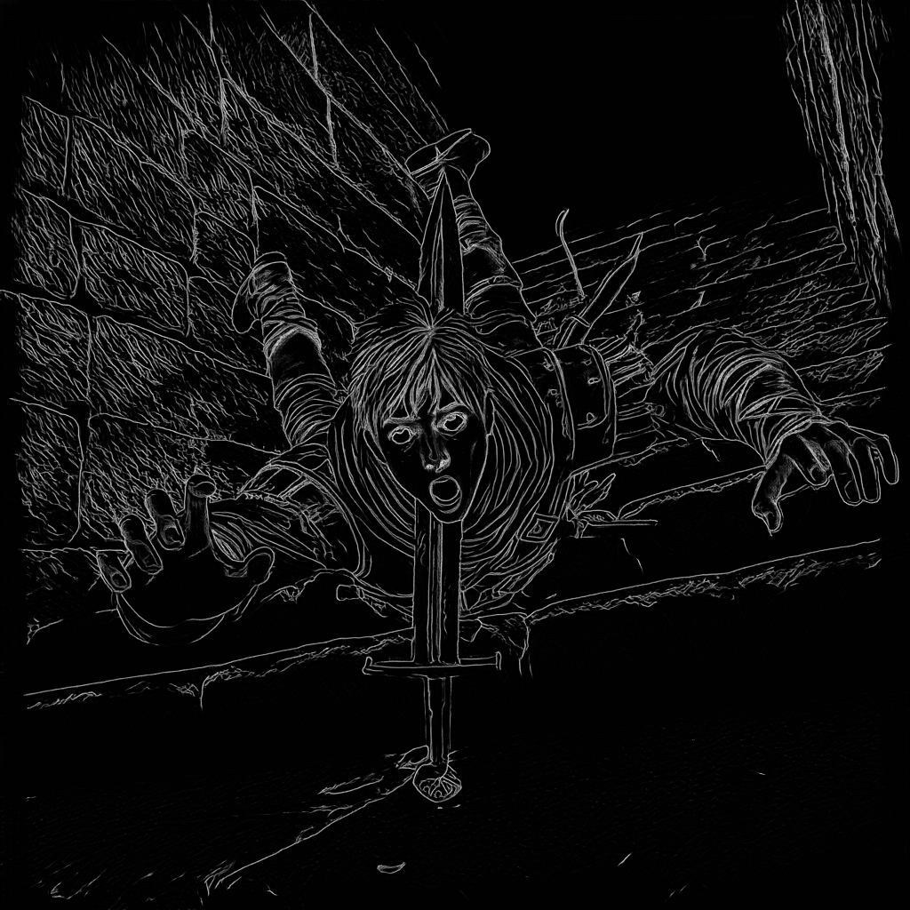 꼬마를 데리고 남자가 있는 건물 안으로 들어갔다.png