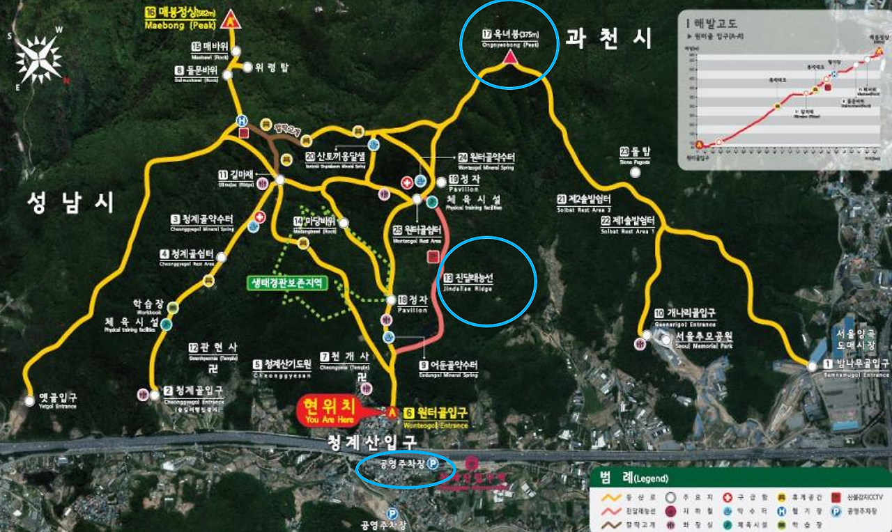 청계산 옥녀봉 진달래능선 코스지도 240929.png