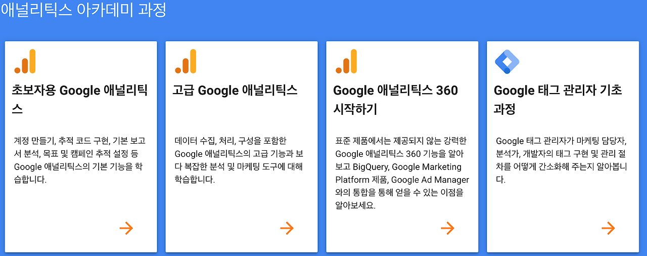 구글 애널리틱스 360과 기본 버전 비교