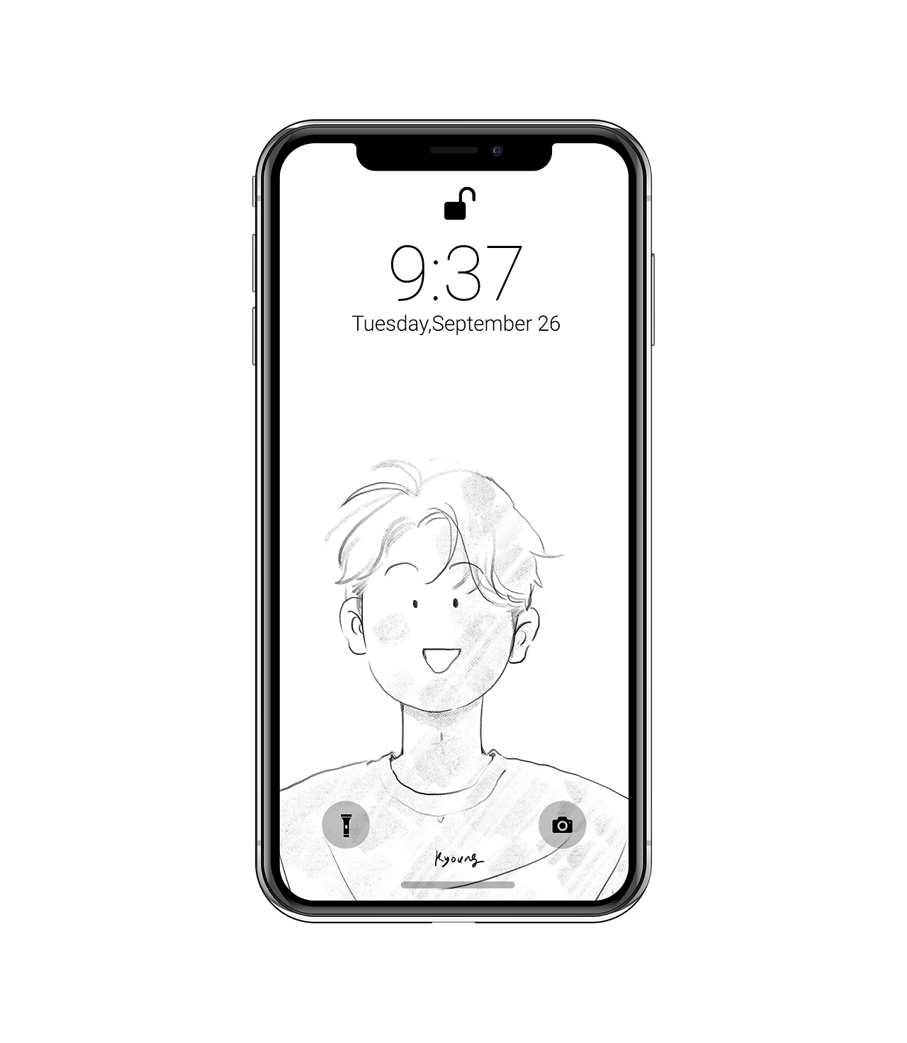 폰배경화면 목업용_Vector iPhone X Mockup2.png