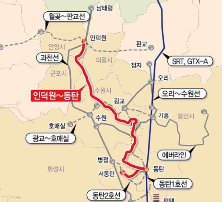 인덕원 동탄간 복선전철 노선도.png