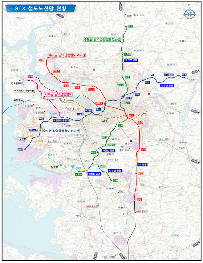 서부권 광역급행철도 노선도 제공=인천시.png