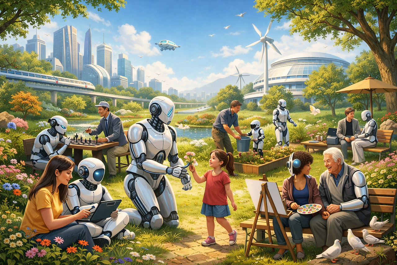 인간과 AI의 공존_챗 GPT 생성 이미지.png