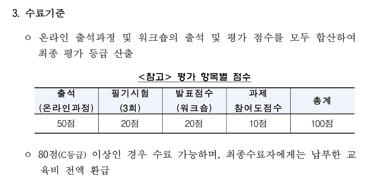 벤처캐피탈 신규인력 양성과정 후기_수료기준.png