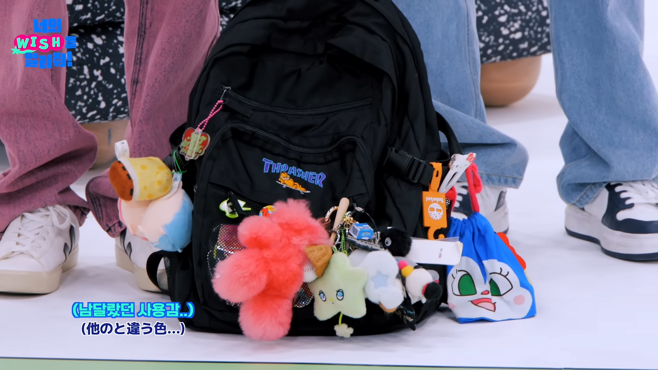 사쿠야 가방에 달린 키링의 개수는❓_ サクヤのカバンについてるキーホルダーの数は？� _ 너의 WISH를 알려줘! EP.1 8-40 screenshot.png