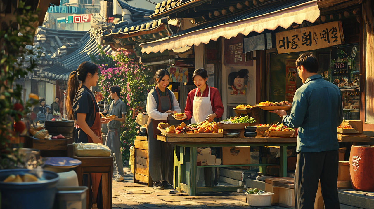 rockypark_A_vibrant_scene_in_a_modern_Korean_alleyway_where_i_2e05cae1-0722-479e-a3f2-a886b17b952e_1.png