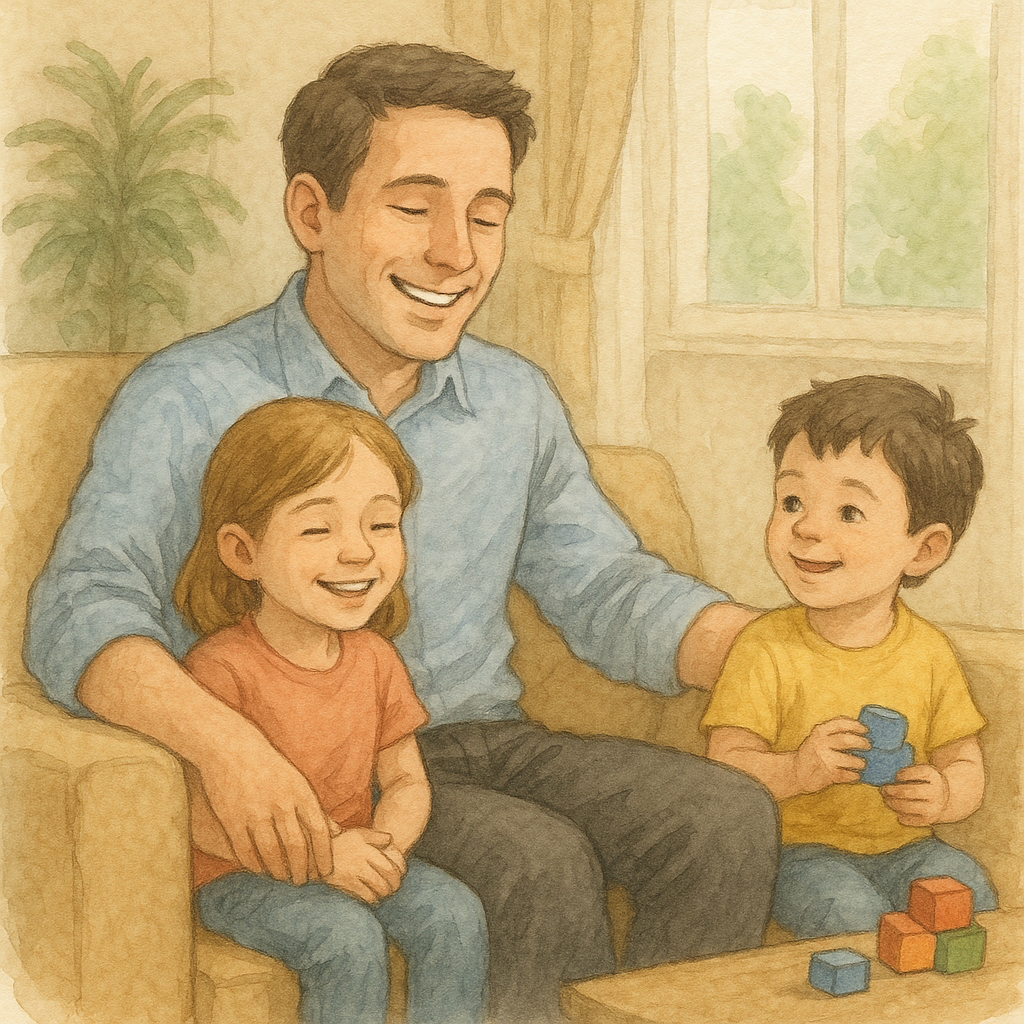 5. 미소 지으며 가족과 시간을 보내는 사람.png