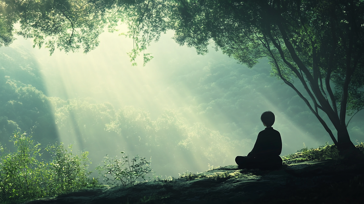 rockypark_A_serene_and_spiritual_scene_of_a_person_sitting_al_8263fc0f-9ef4-4c14-abc8-1a796b749331_1.png