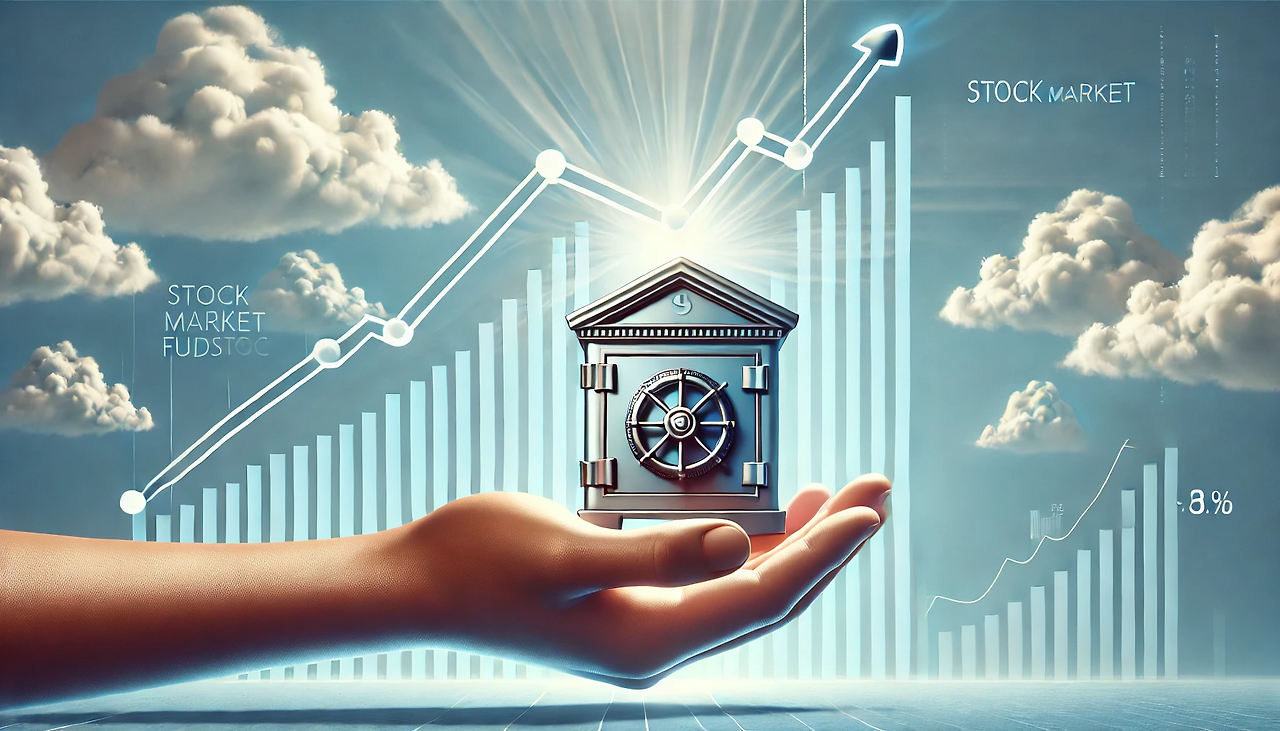DALL·E 2025-01-17 13.55.00 - A symbolic representation of a strong hand holding up a stock market graph, symbolizing the support of pension funds in the stock market. The graph sh.png