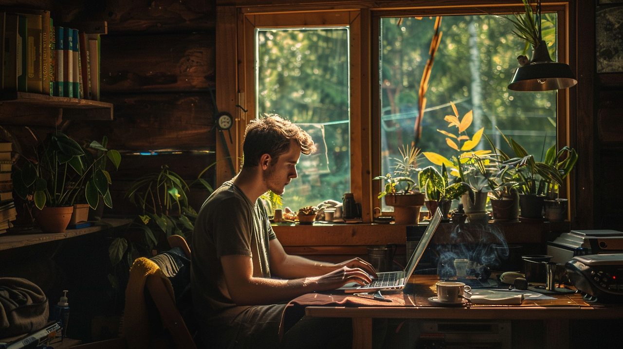 liashim_A_young_digital_nomad_working_on_a_laptop_in_a_cozy_woo_a914d841-66e0-4009-815f-dd8d53f8efed.png