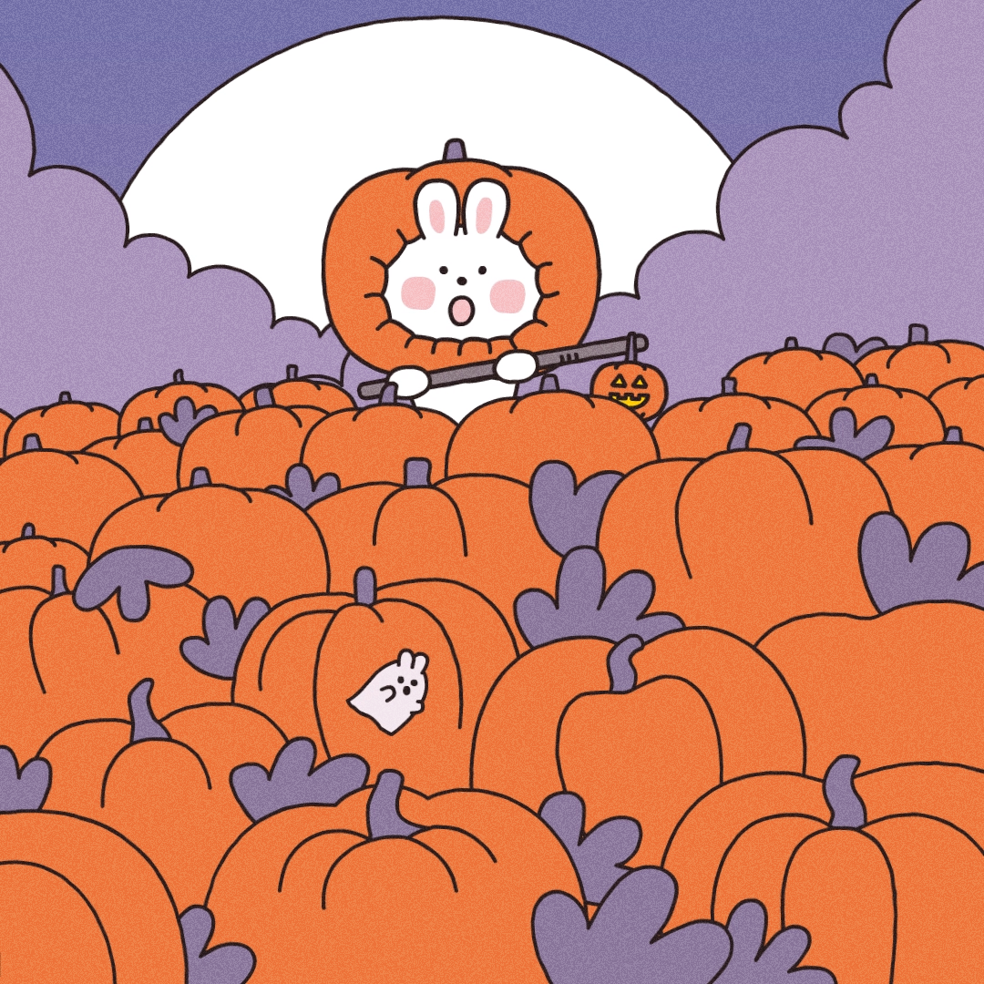 할로윈 데이_4_호박밭_웃고있다멍하게_이모티콘_라인스티커_Halloween Day_Ghost.png