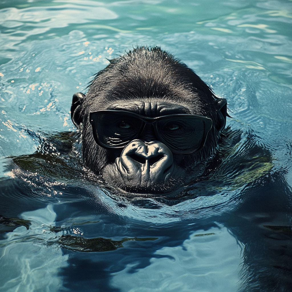 wowzoa0246_Humorous_gorilla_swimming._099b70e8-38a3-4aad-9036-a129ec406a63.png