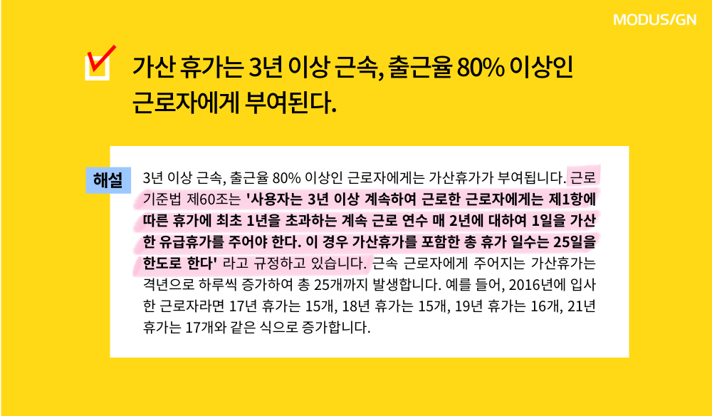 모두싸인 인사노무 상식 체크리스트 가산 휴가 출근율.png