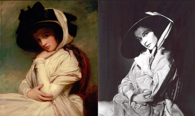 Emma Hart, later Lady Hamilton, in a Straw Hat by George Romney.png
