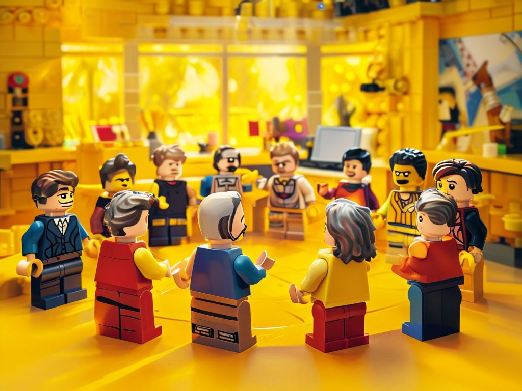 Whimsical Lego Figures in Vibrant Office Meeting Scene.png
