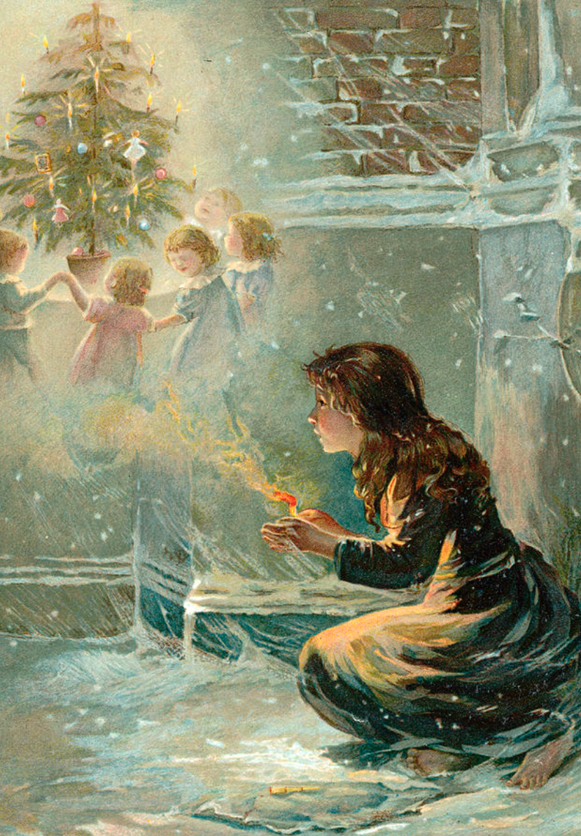 성냥팔이 소녀. 환상을 보는.png