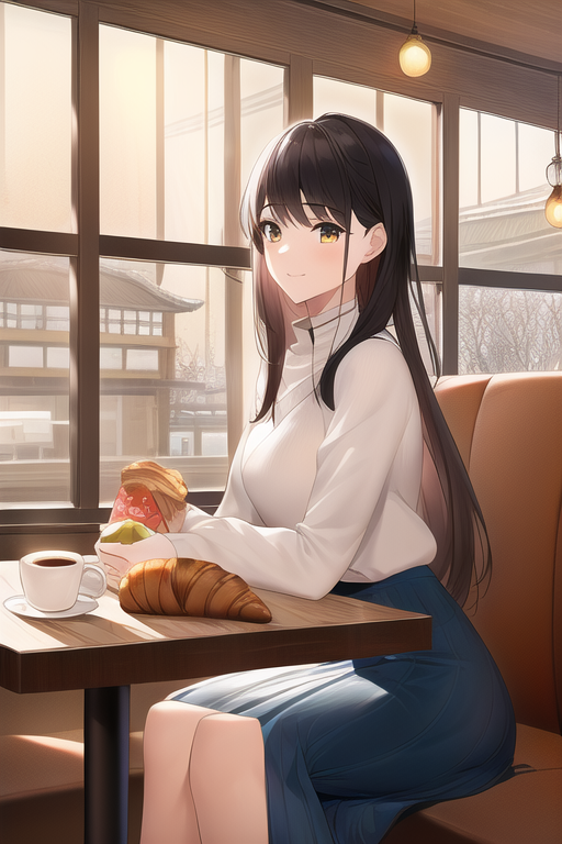 {{{best quality}}}, {{ultra-detailed}}, {natural light}, {cozy café}, {asian}, { s-928913776.png