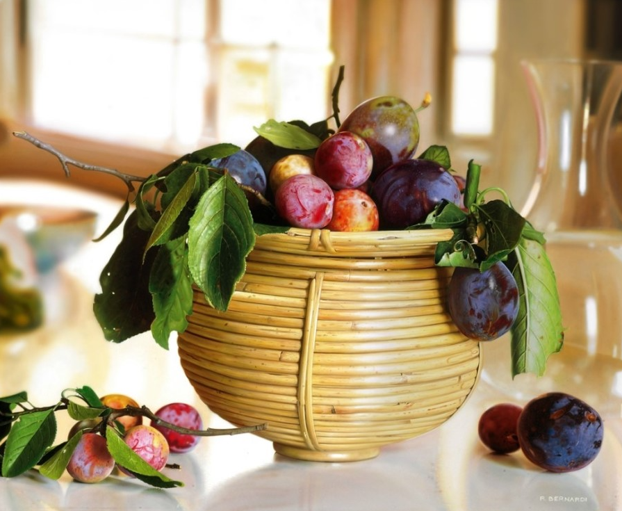 로베르토 베르나르디, COLORI E SENTIERI, oil on canvas.png