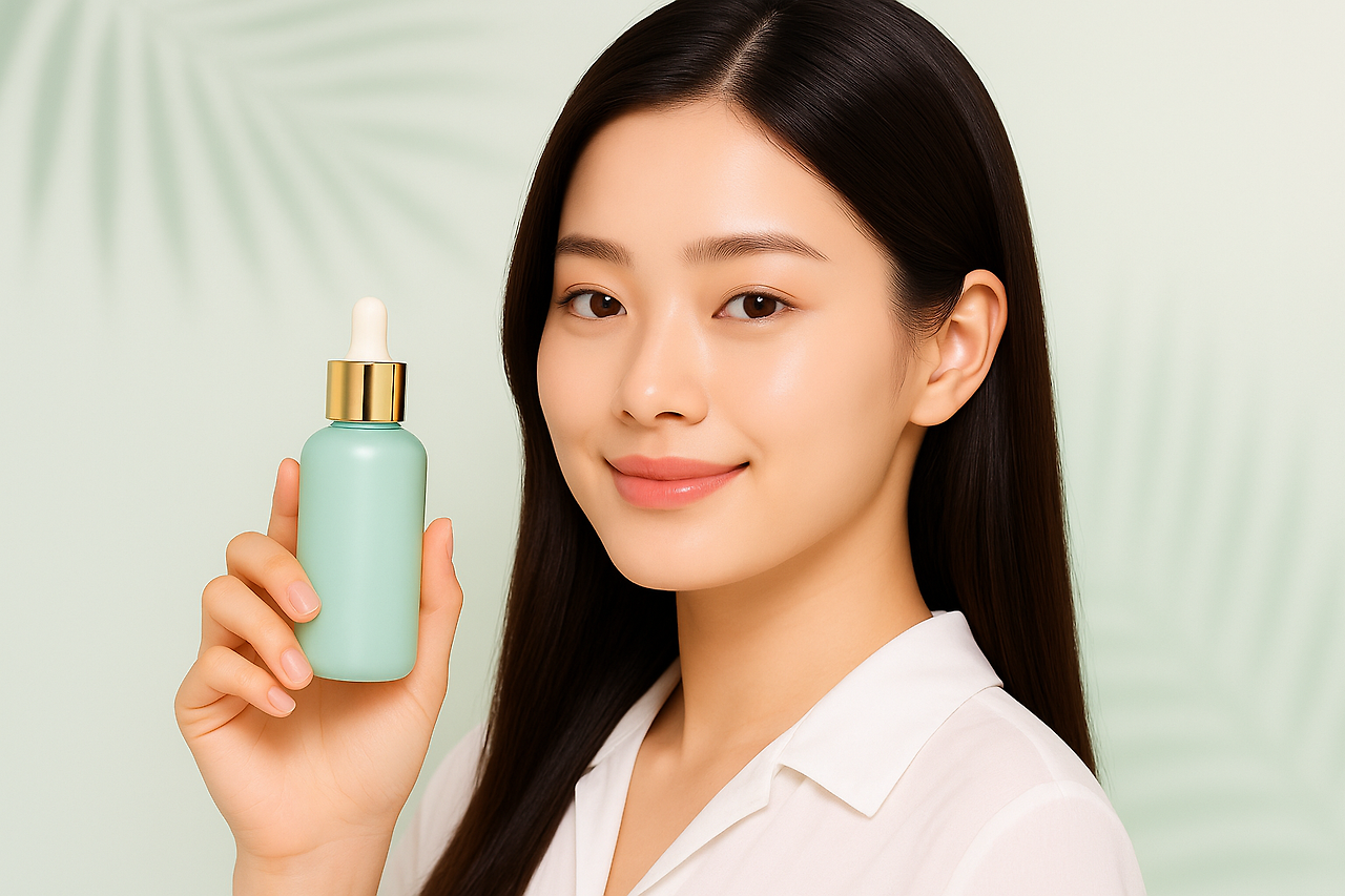 로맨틱 민트 그린의 빛나는 피부.png