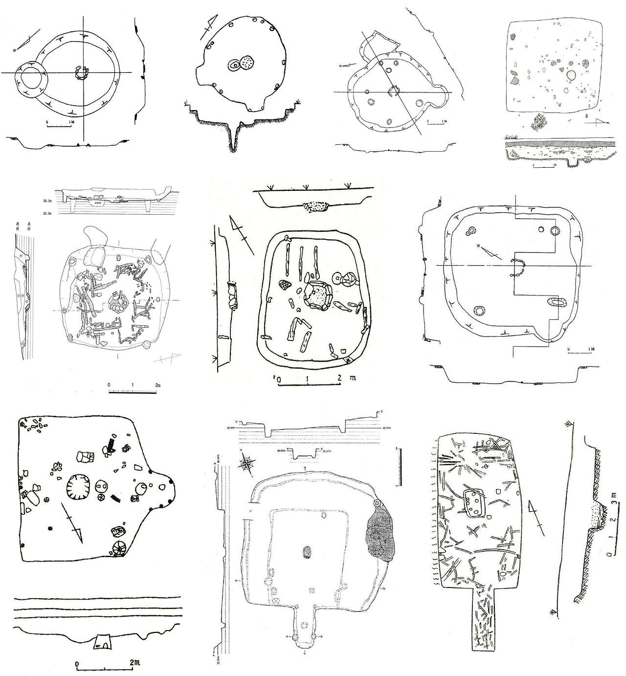 신석기시대 주거지의 여러 형태.png