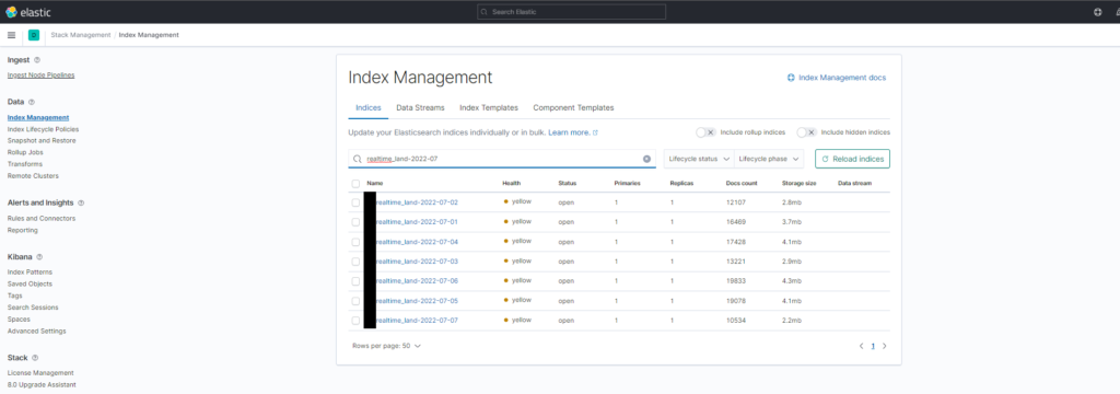 ElasitcSearch - Index Management - realtime_land_2022-07- indexes (출처 BizSpring).png