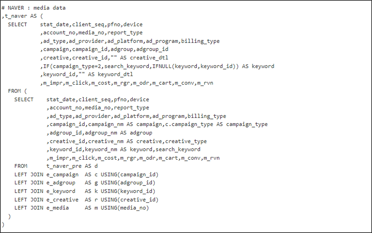 GP 데이터 정제를 위한 쿼리문 예시 (출처_BizSpring).png