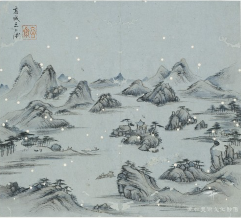 심사정 삼일포.png