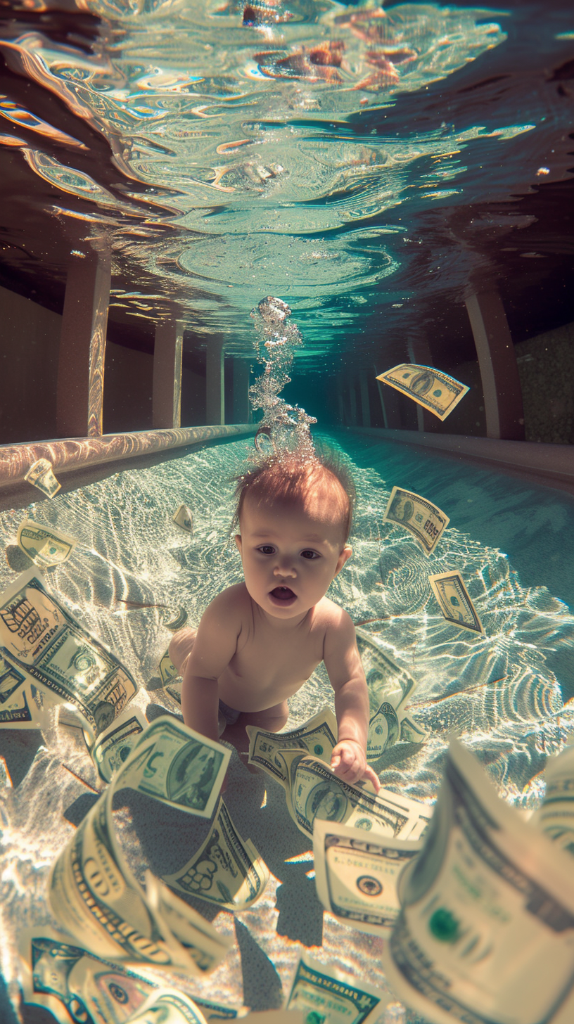 guyhasson_a_baby_is_swimming_underwater_with_money_in_the_water_69665f11-c435-41a8-b45f-0e4461e8a5e6.png