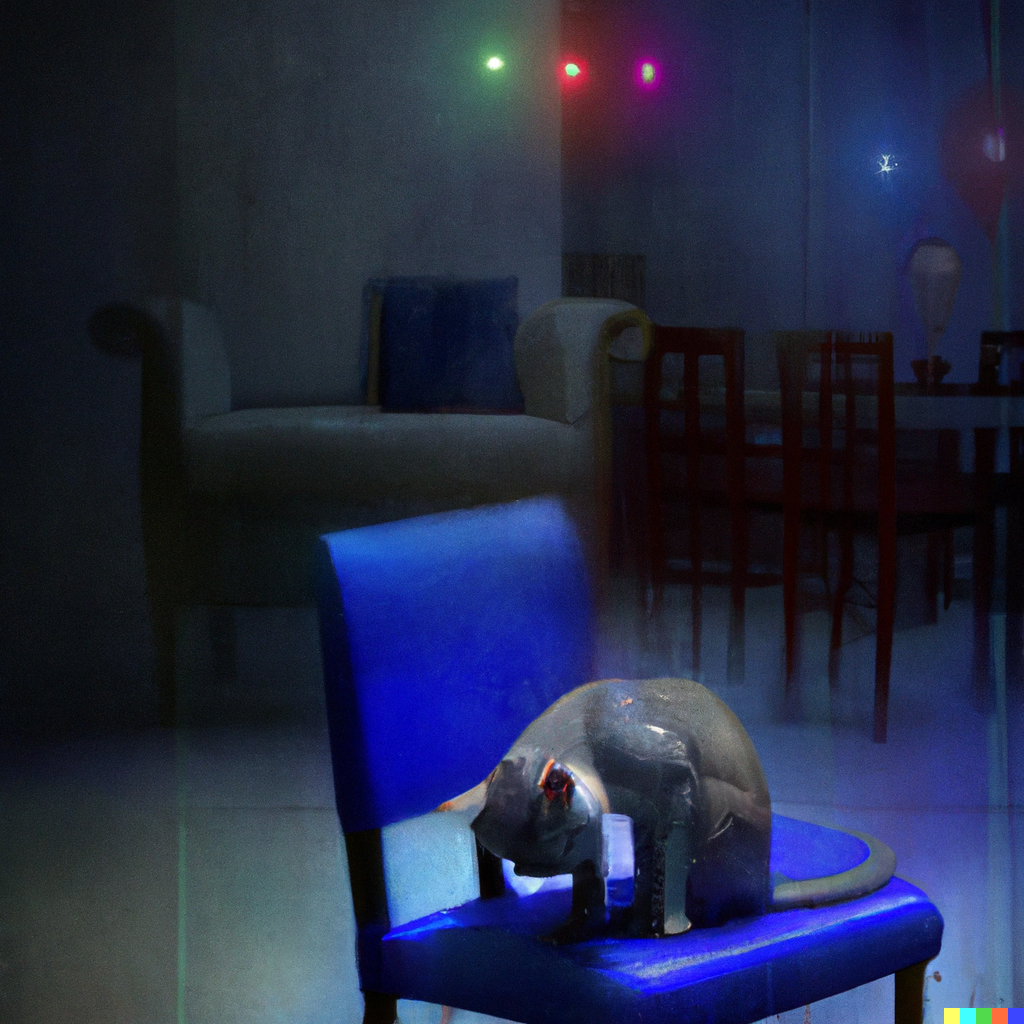 DALL·E 2022-10-11 13.06.49 - Cat crying alone in an empty party room, digital art..png