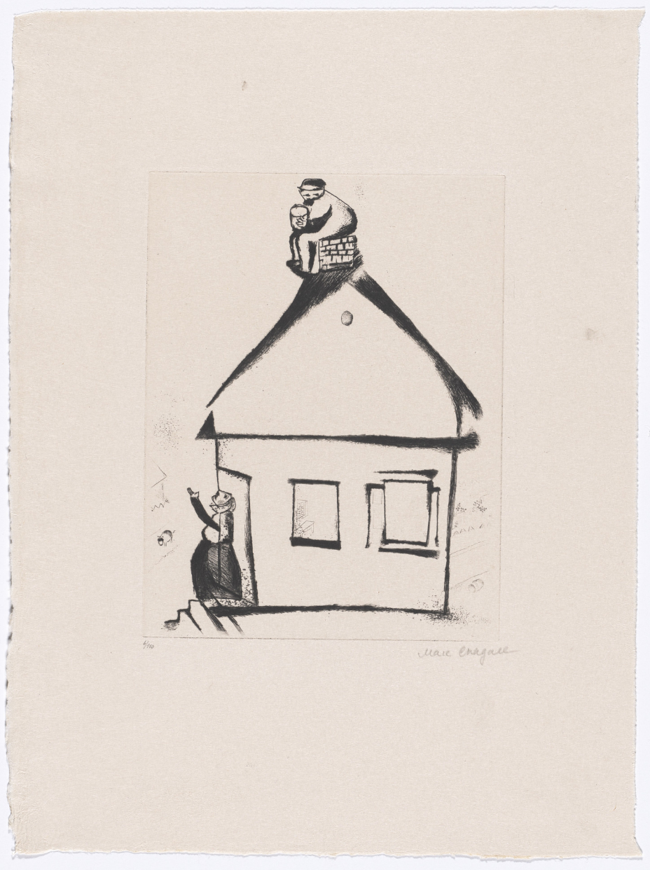 Grandfather's House from My Life_M_Chagall_1923.png