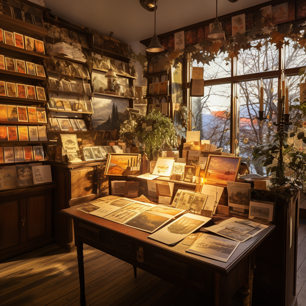 hakyoung_oh_A_realistic_photo_of_a_high-end_postcard_shop_with__114ed883-8ca5-4fed-94b4-97929a808666.png