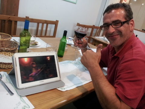 4. 아헤스 마을 숙소에 함께 머물렀던 포르투갈 순례자 미하엘 씨.png