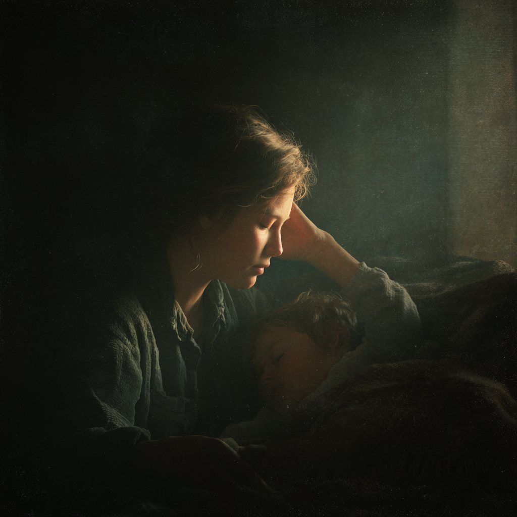 u2772118459_A_mothers_tired_hand_gently_resting_on_the_forehe_8daa42f1-47f8-46a2-990b-48dd344a34de_0 (1).png