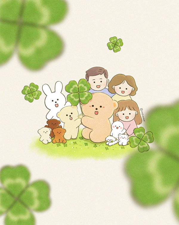 끄곰이_네잎클로버(단체샷)_중앙정렬(인스타업로드용)_클로버추가_사이즈조절.png