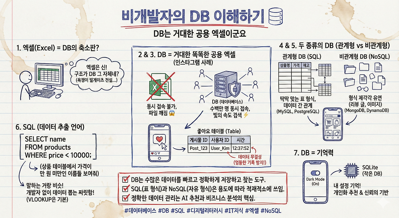 03화 DB는 그냥 거대한 공용 엑셀이었어