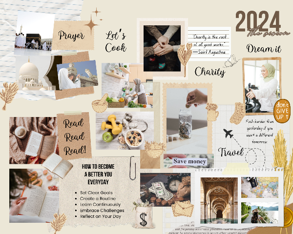 Brown Scrapbook Self Improvement Inspirational Vision Board Photo Collage.png