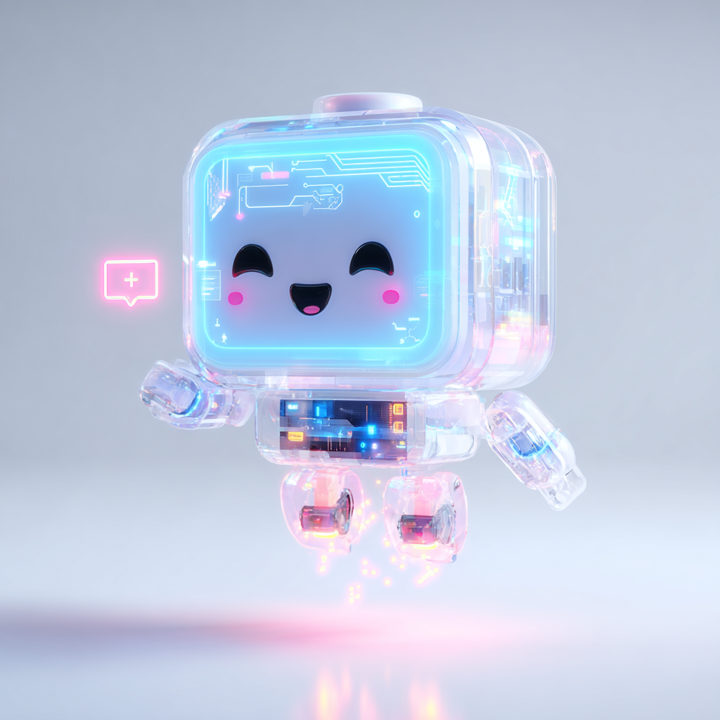 u2658168291_cute_3D_crystal_robot_mascot_transparent_geometri_502f9d93-1863-44a4-a675-19c21b6f0636_2.png