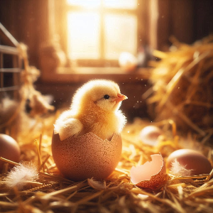 병아리가 알을 깨고 나오는 장면.png