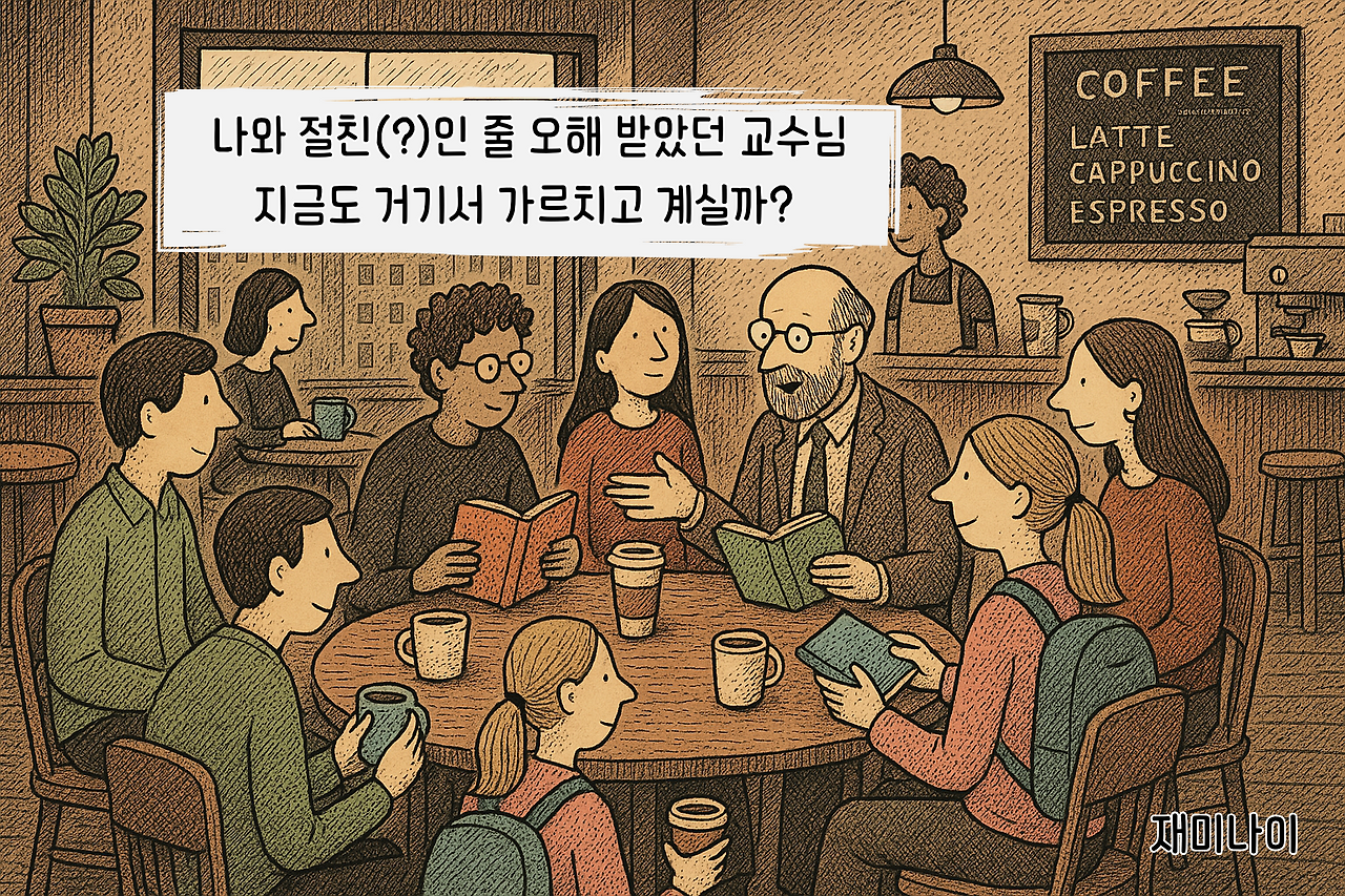 나와 절친인 줄 오해 받았던 교수님 금도 거기서 가르치고 계실까지.png