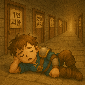 7. 꿈속 전쟁, 현실 쓸림.png