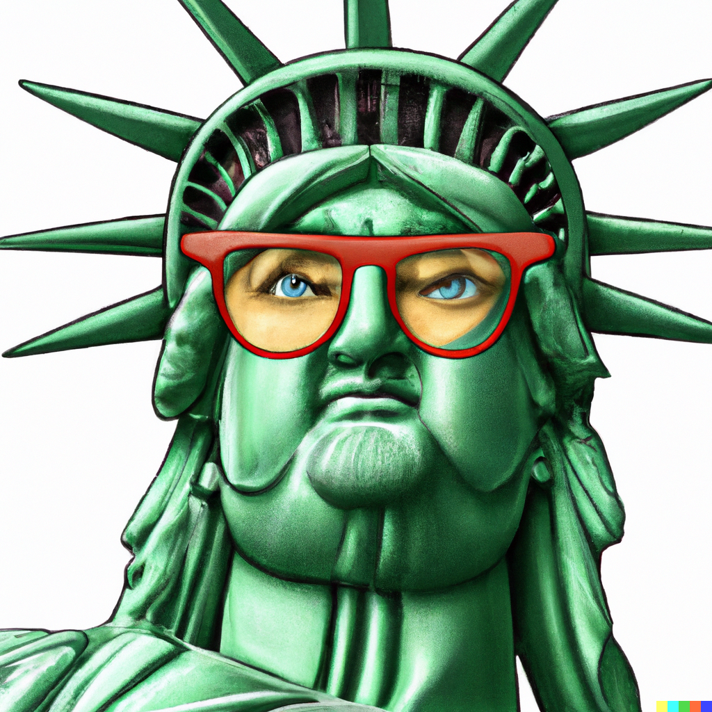 DALL·E 2023-08-06 10.32.34 - Change the face of the Statue of Liberty to a very fat, bearded, glasses stupid face..png