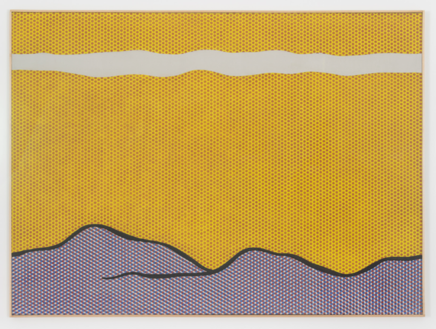 2. Roy Lichtenstein, Purple Range, 1966.png