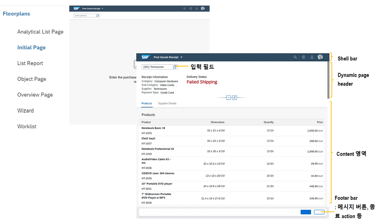 [그림 5-15] Initial Page Fiori Floor Plan.png