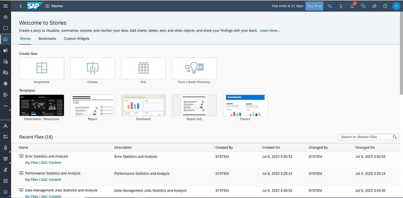[그림 6-83] SAP Analytics Cloud(SAC) - Story.png