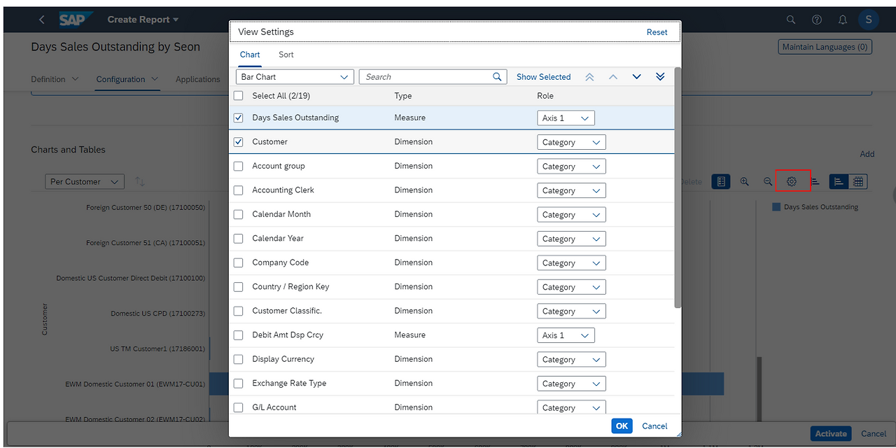 [그림 6-44] Generic Report 생성 - Chart Table View 설정.png